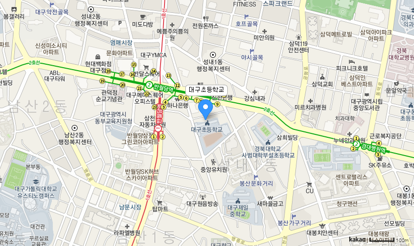 학교 찾아오시는 길 지도
